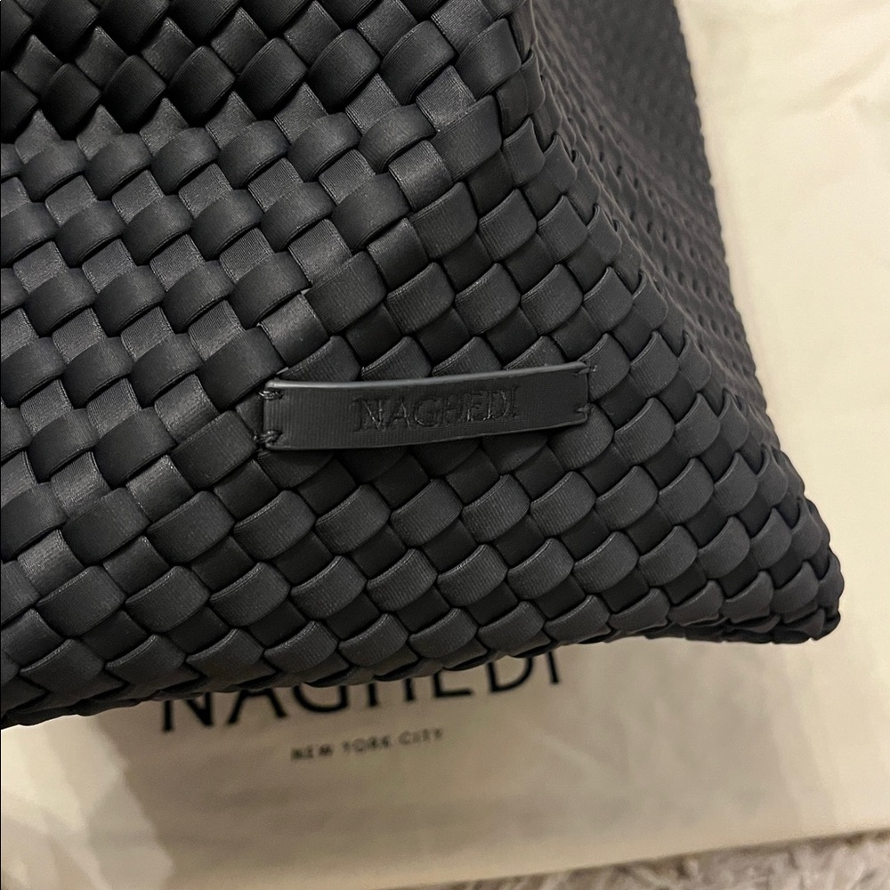 Naghedi St. Barths Large Tote bag. Ash. Charcoal gray. New with tags. - Picture 5 of 6